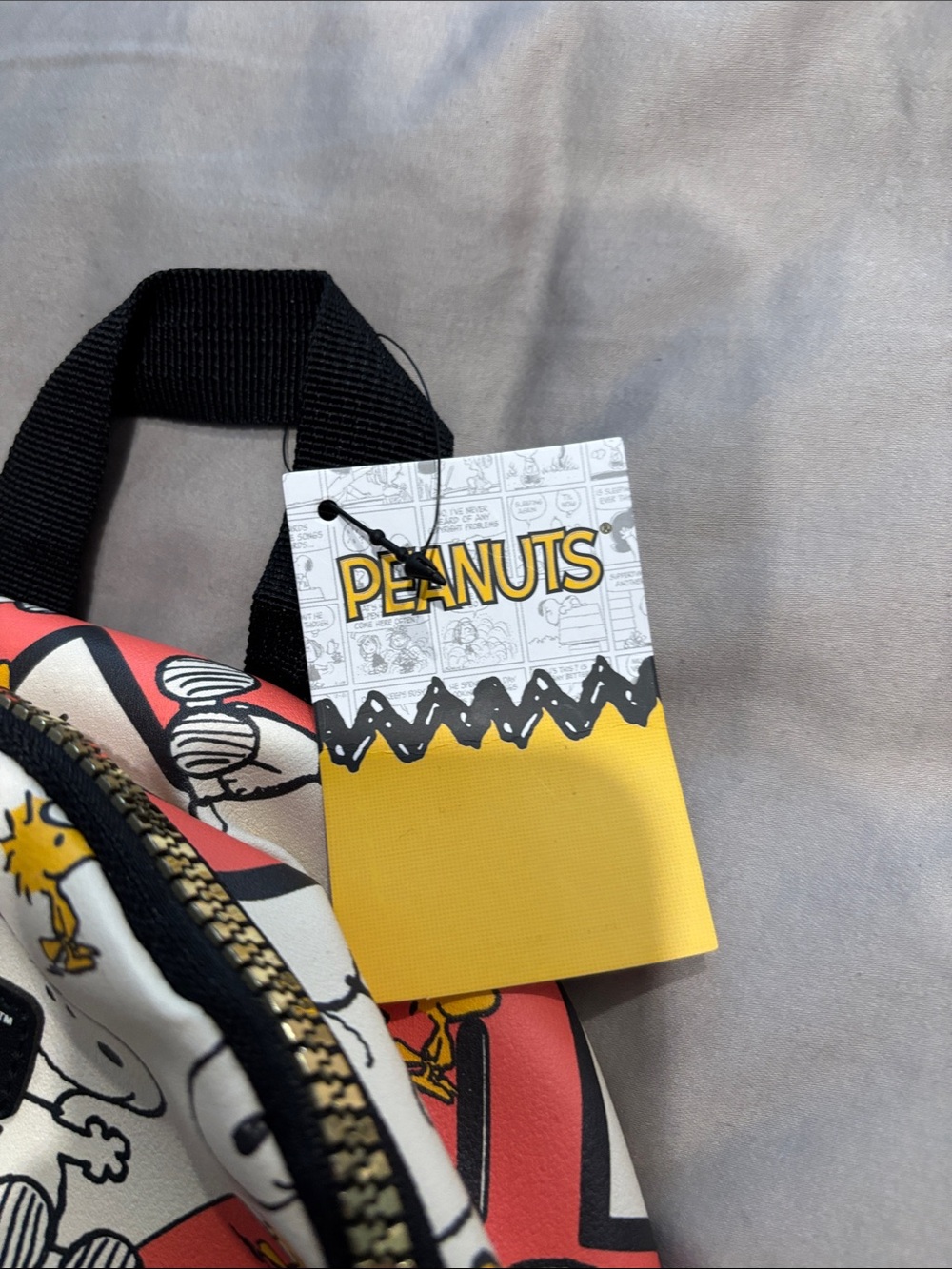 Peanuts White, Red & Black Snoopy Mini Backpack - Picture 2 of 3